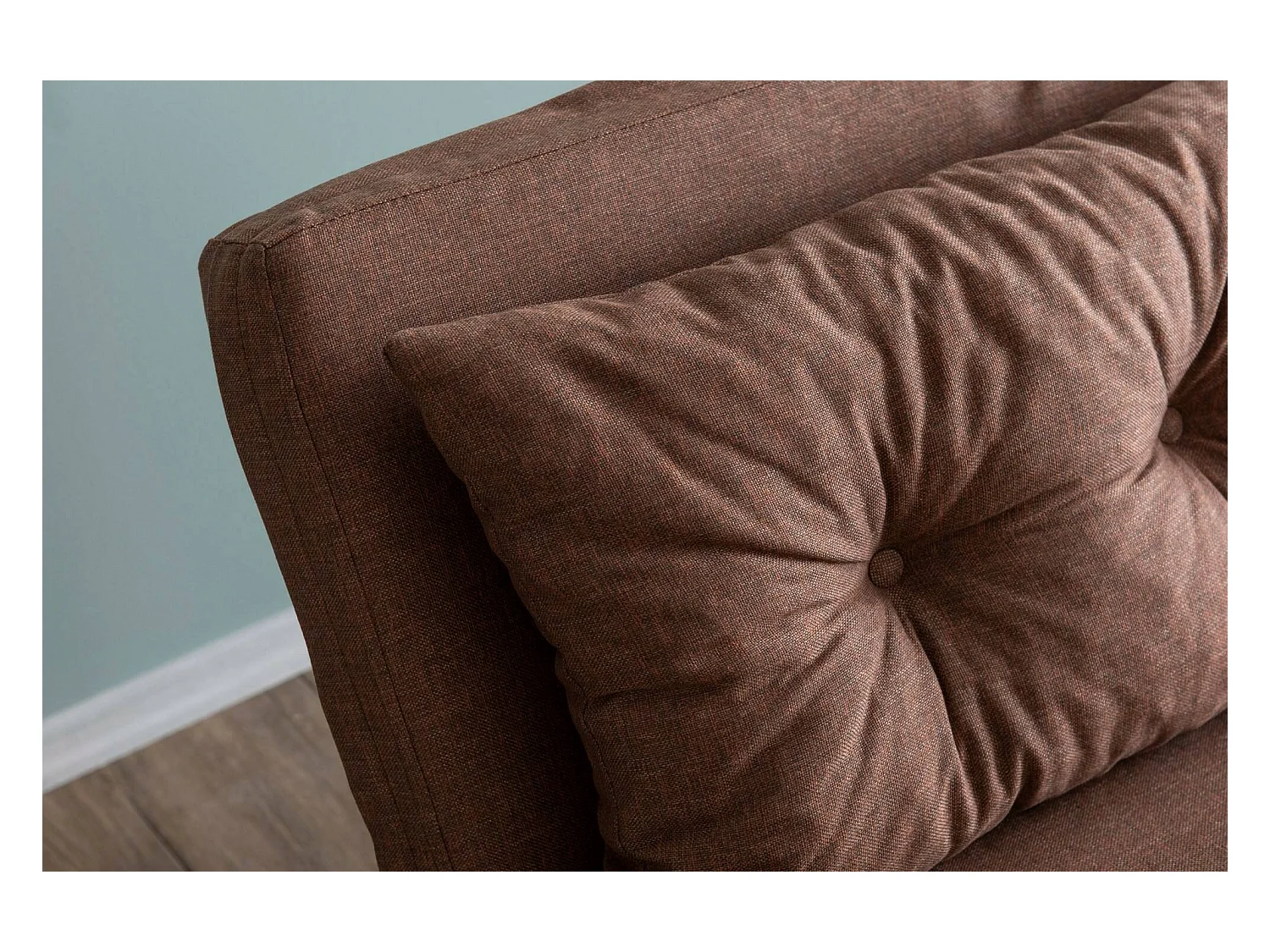 Canapé lit 2 places Dworle, Divan transformable, Canapé pour invités, Fauteuil lit conteneur, 133x78 h78 cm, Sable