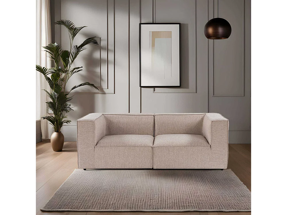 Canapé en lin 2 places Sora