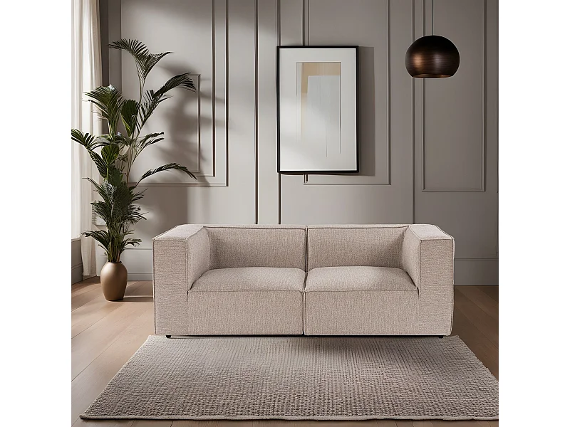 Canapé en lin 2 places Sora