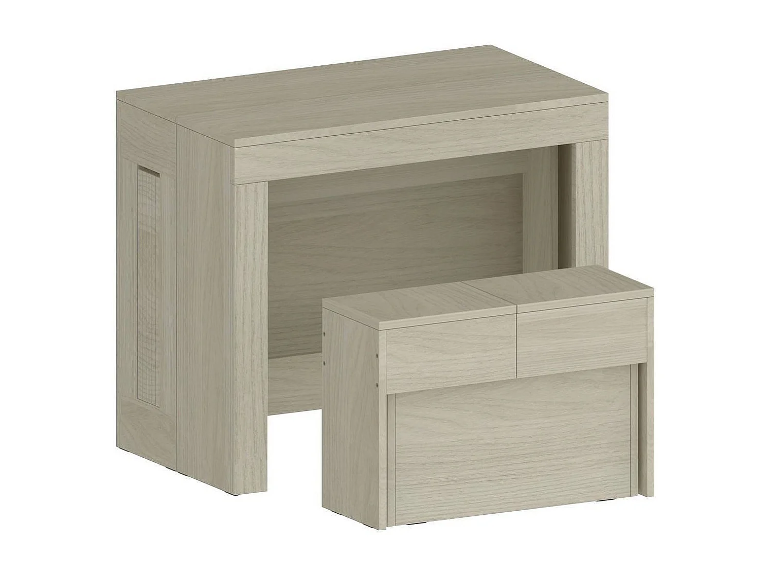 Dollocol Bank, Zitplaats voor eettafel, Enkele uitschuifbare bank, 290x25h45 cm, Olmo