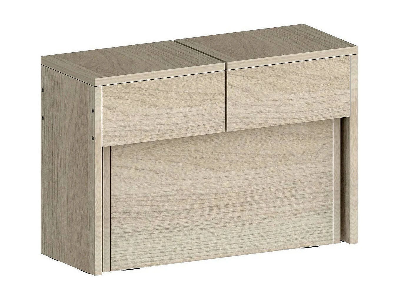 Banco Dollocol, Assento para mesa de jantar, Banco único extensível, 290x25h45 cm, Olmo