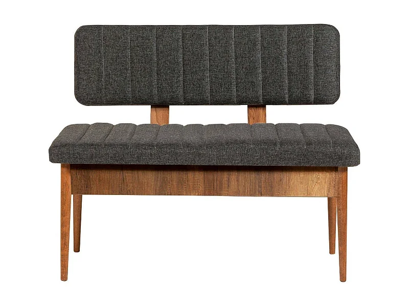 Panca Arielli, Peso Supportato 150 kg, 40x110x85h cm Marrone Noce