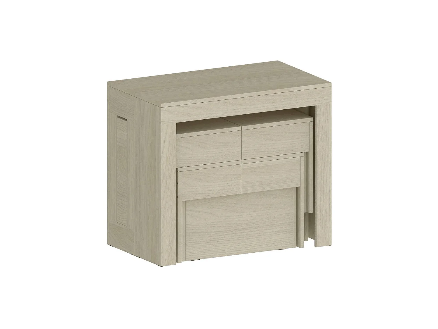 Banc Dcolasuon, Lot de 2 Sièges pour table à manger, Bancs extensibles, 290x25h45 cm, Olmo