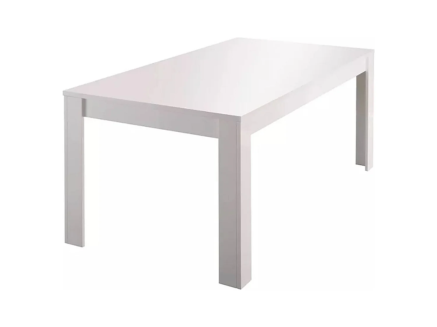 Table à rallonge Ddrummon, Table console avec rallonges, Table à manger polyvalente, Made in Italy, 137x90 h79 cm, Blanc brillant