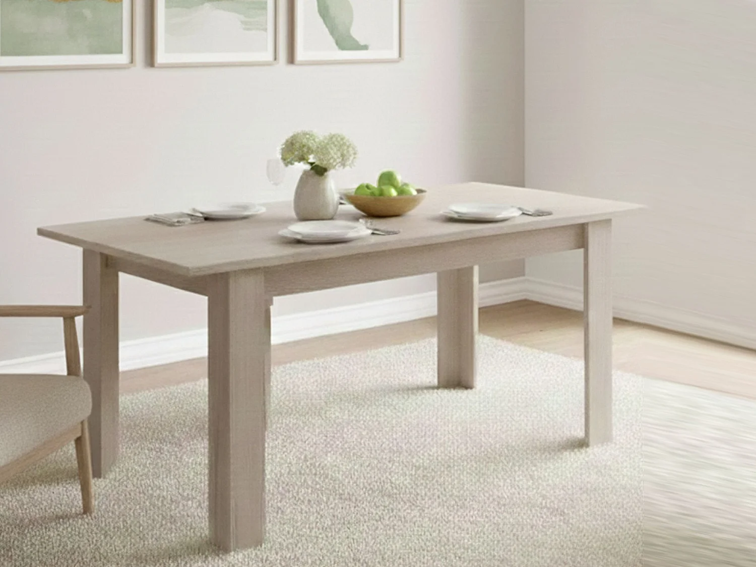 Tavolo Allungabile Takumi, Allungabile Made in Italy, 90x137x79h cm Marrone Rovere