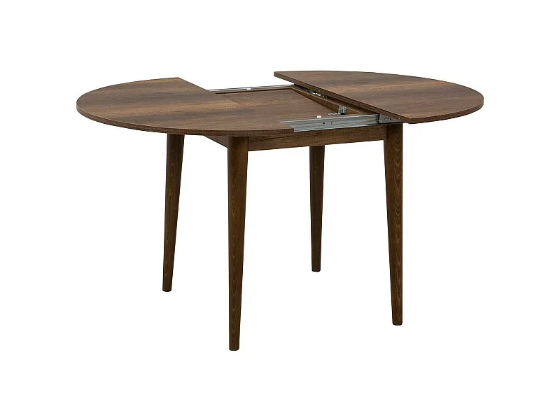 Ensemble de table et de chaises Dapollon, Ensemble pour la salle à manger, Composition table et chaise, Kit salon peu encombrant, 100x100h75 cm, Noyer et Anthracite