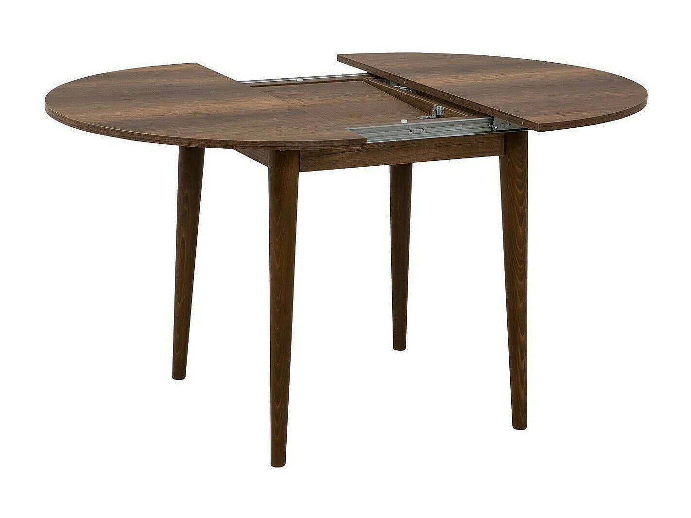 Tisch- und Stuhlset Dapollon, Gartensitzgruppe, Zusammensetzung von Tischen und Bänken, Outdoor-Lounge mit Tisch und Stühlen, 100x100h75 cm, Walnuss und Anthrazit