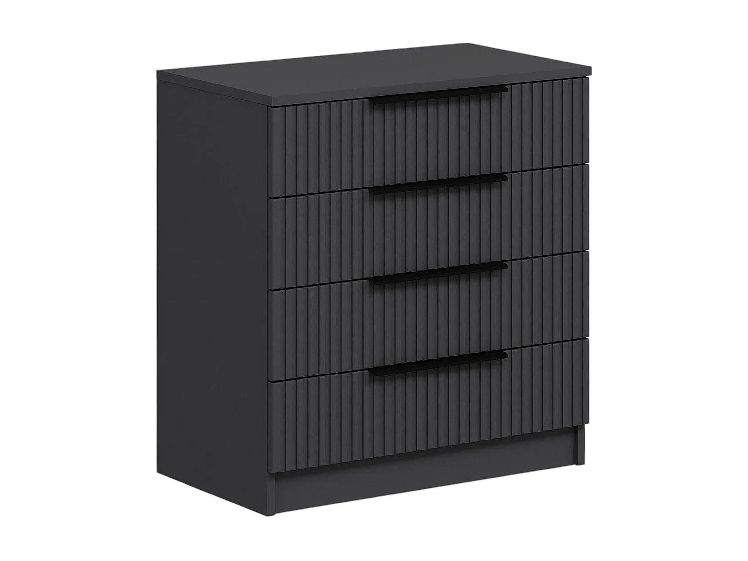 Ddopfe ladekast, Multifunctionele ladekast, Slaapkamerladekast, Kast met lades, 72x42 h77 cm, Antraciet