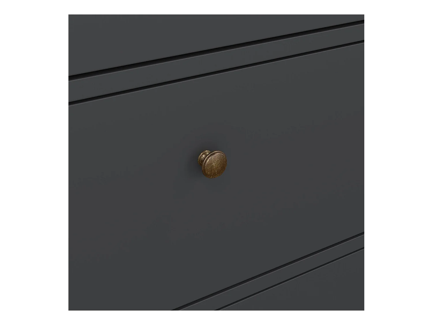 Commode Drighett, Commode polyvalente, Commode de chambre, Meuble avec tiroirs, 96x49 h139 cm, Gris