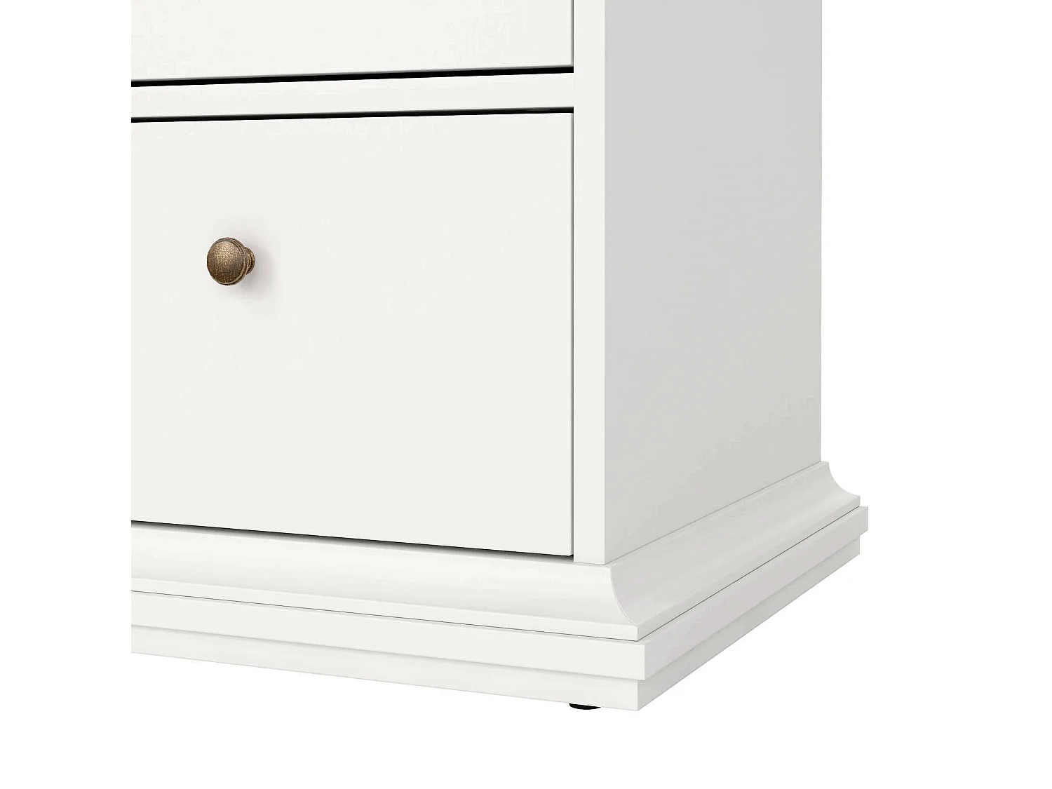 Commode Drinaud, Commode polyvalente, Commode de chambre, Meuble avec tiroirs, 183x49 h87 cm, Blanc