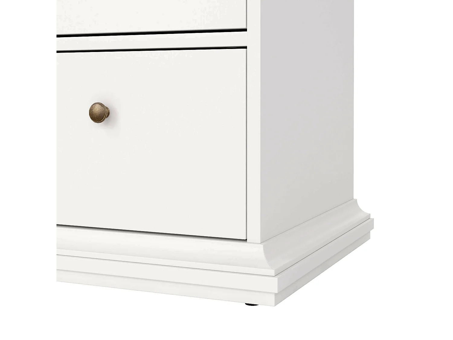 Kommode Drinaud, Mehrzweckkommode, Schlafzimmerkommode, Schrank mit Schubladen, 183x49 h87 cm, WeiÃŸ
