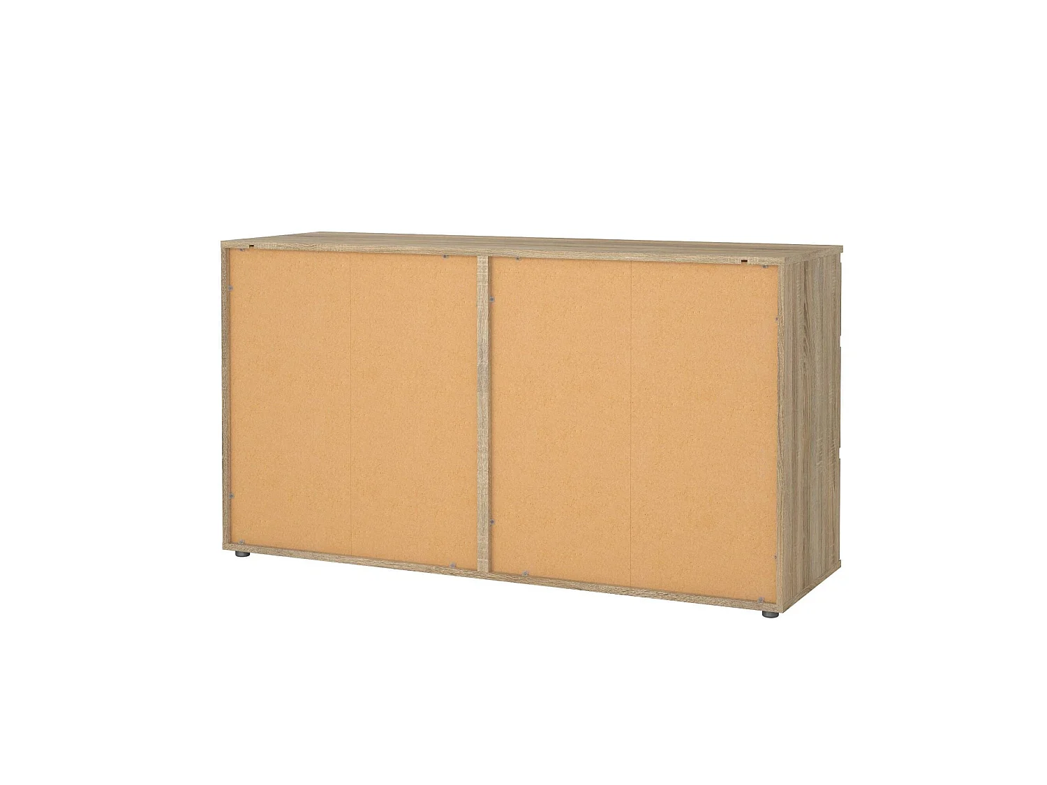 Commode Drivier, Commode polyvalente, Commode de chambre, Meuble avec tiroirs, 153x50 h84 cm, Chêne