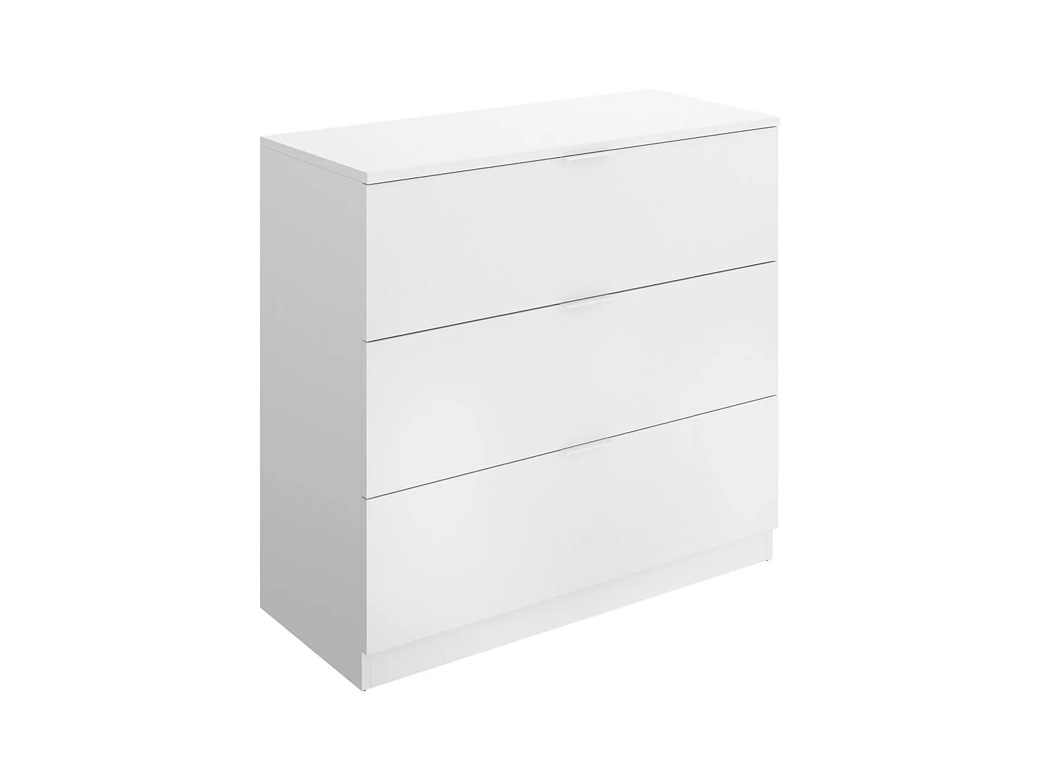 Commode Dsa, Commode polyvalente, Commode de chambre, Meuble avec tiroirs, 82x39 h82 cm, Blanc