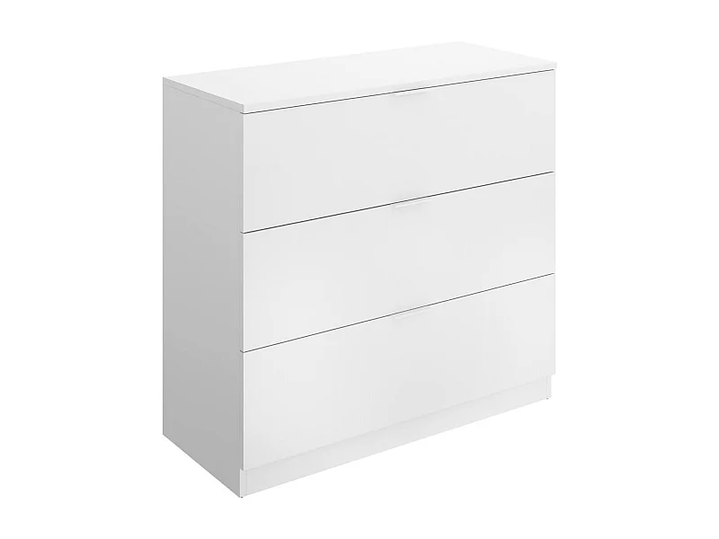 Commode Dsa, Commode polyvalente, Commode de chambre, Meuble avec tiroirs, 82x39 h82 cm, Blanc