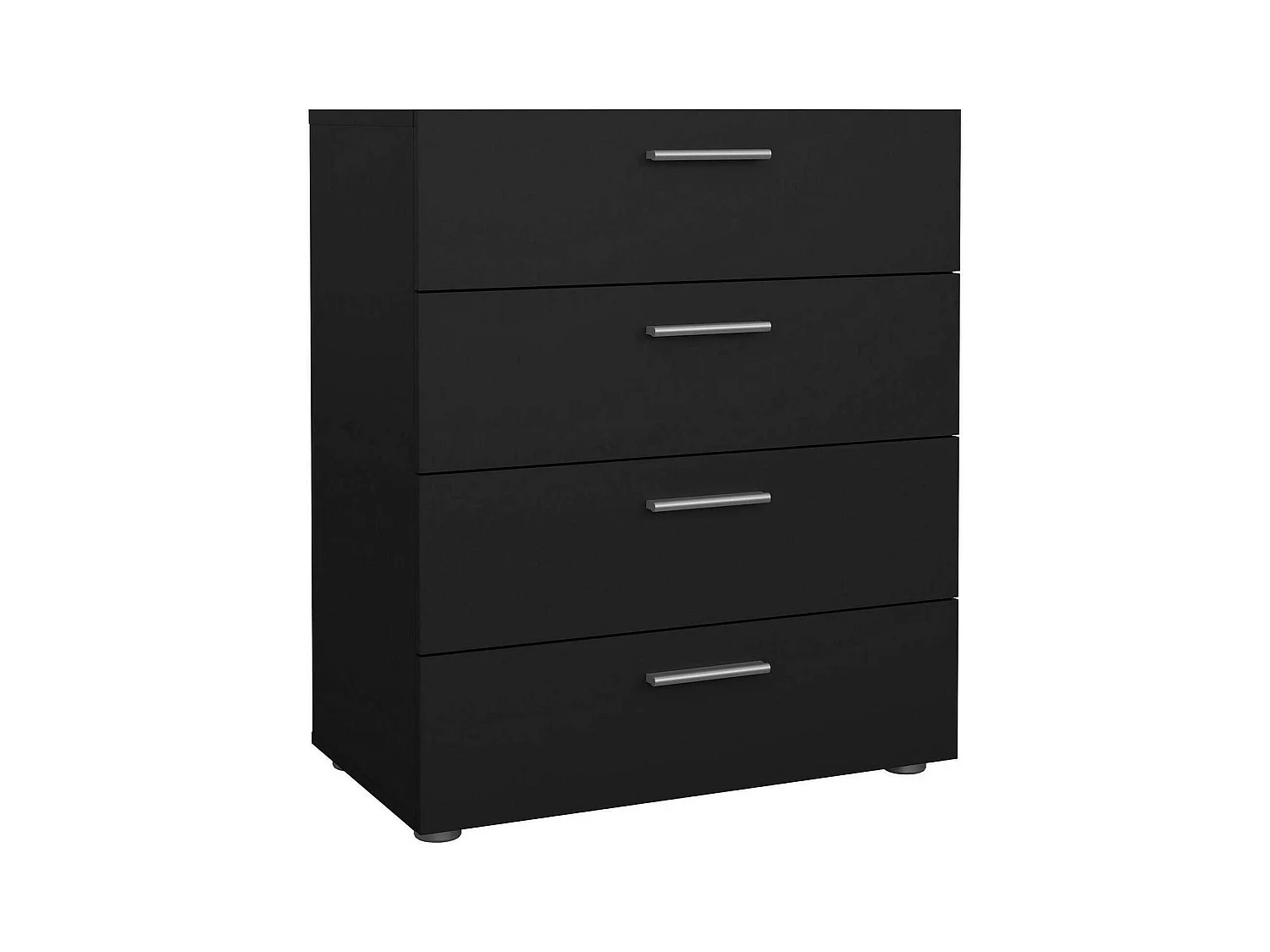 Dromagn ladekast, Multifunctionele ladekast, Slaapkamerdressoir, Kast met lades, 70x40 h82 cm, Zwart