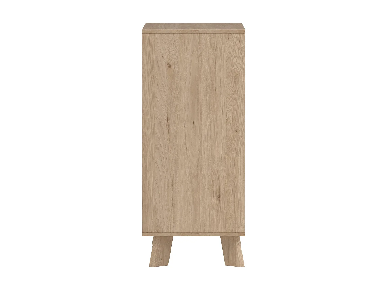 Drinco ladekast, Multifunctionele ladekast, Slaapkamerdressoir, Kast met laden, 79x40 h92 cm, Eiken en Wit