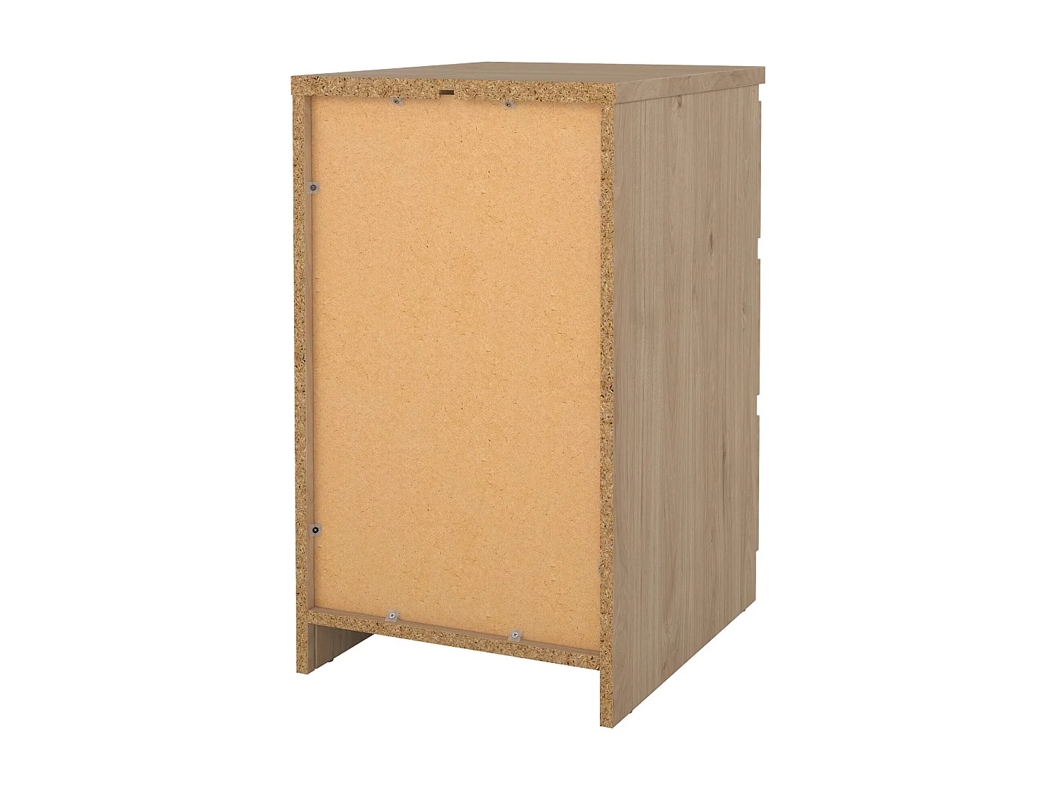 Commode Drepett, Commode polyvalente, Commode de chambre, Meuble avec tiroirs, 50x40 h70 cm, Chêne clair