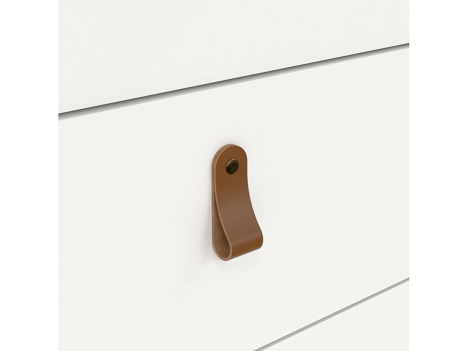 Drizzol ladekast, Multifunctionele ladekast, Slaapkamerdressoir, Kast met laden, 82x38 h99 cm, Wit