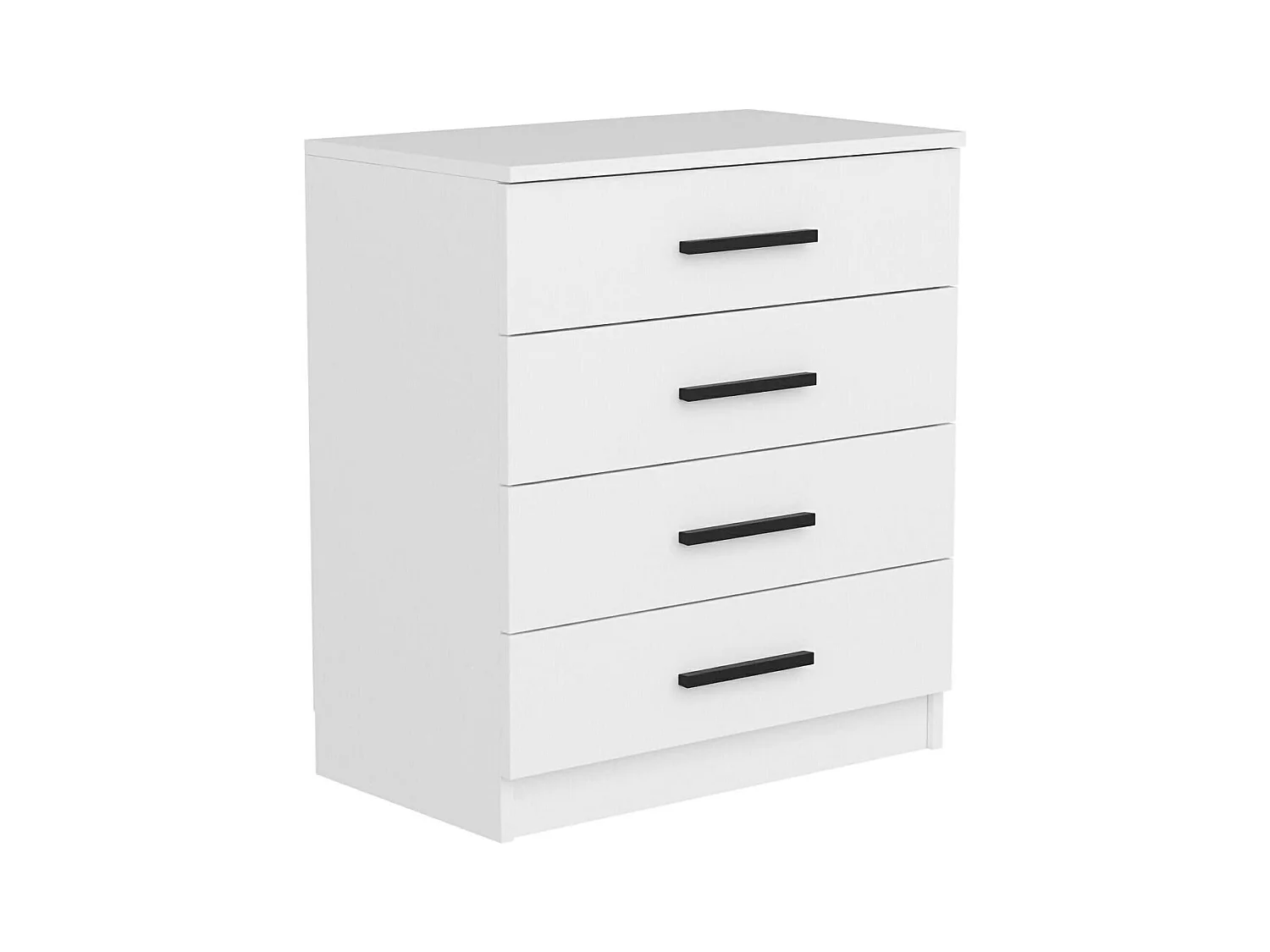 Dfelle ladekast, Multifunctionele ladekast, Slaapkamerdressoir, Kast met lades, 70x79 h42 cm, Wit
