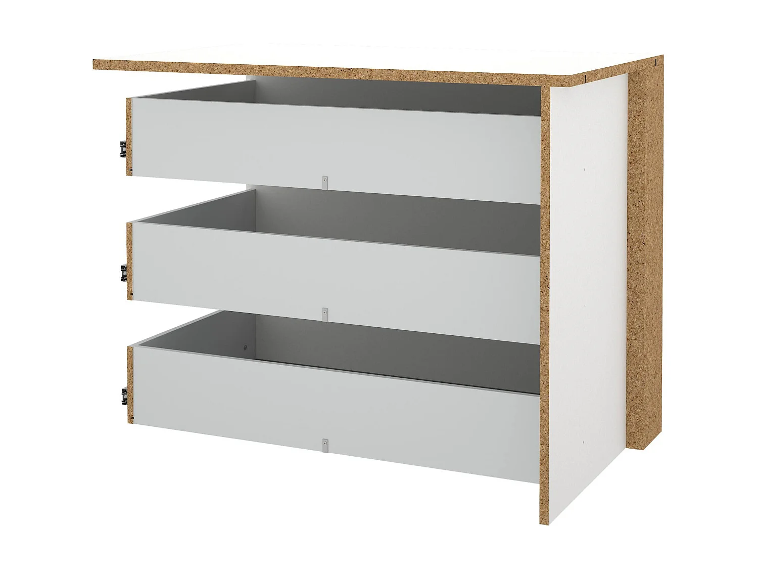 Drognon ladekast, Multifunctionele ladekast, Slaapkamerdressoir, Kast met laden, 87x55 h70 cm, Wit