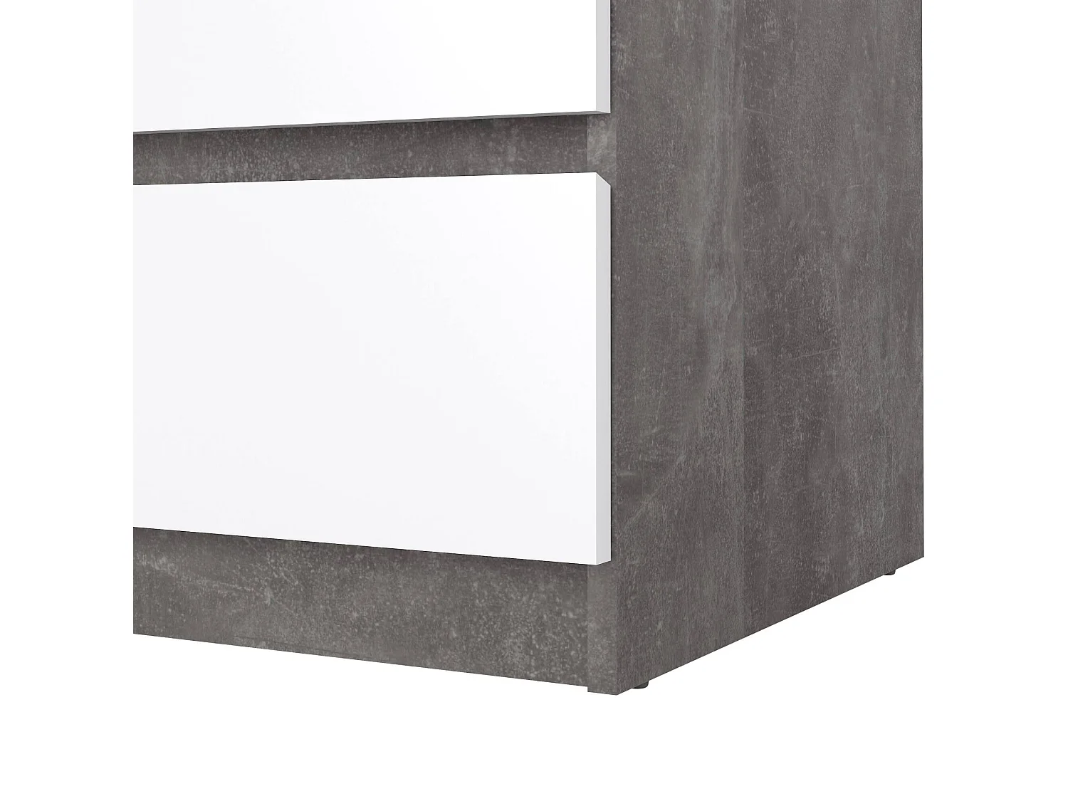 Cassettiera Artic, 3 Cassetti, 50x77x70.1h cm Grigio Cemento