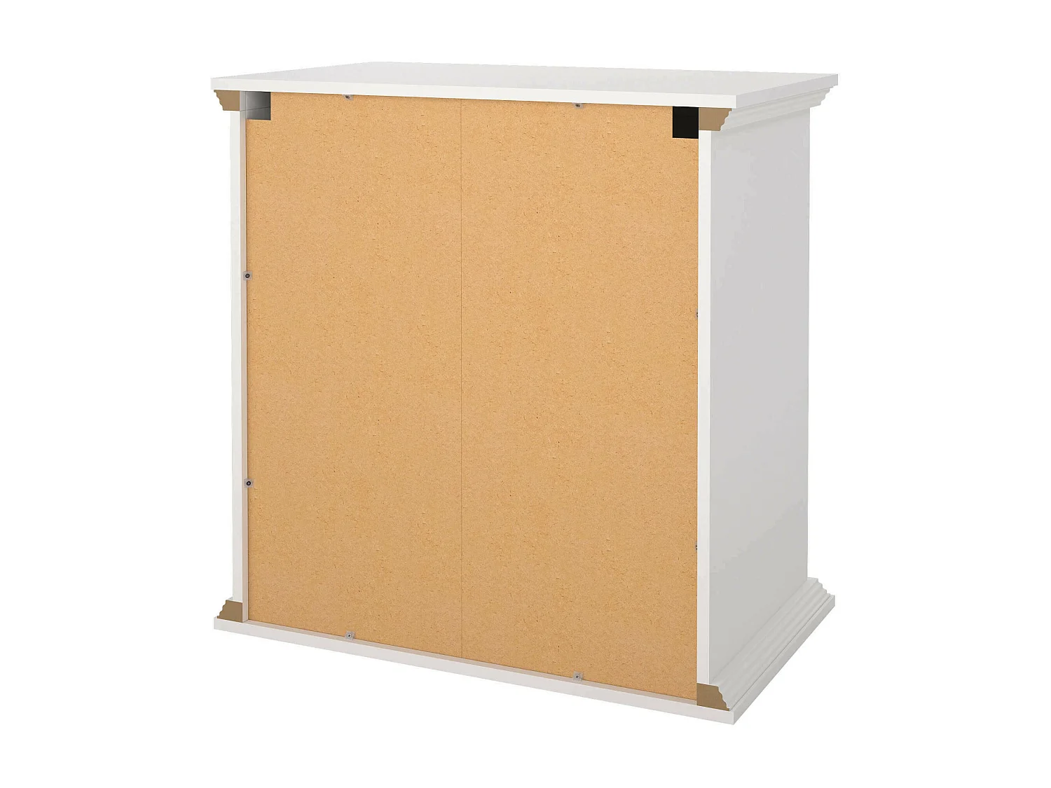 Cómoda Drocch, Cómoda multiusos, Cómoda de quarto, Armário com gavetas, 86x52 h88 cm, Branco