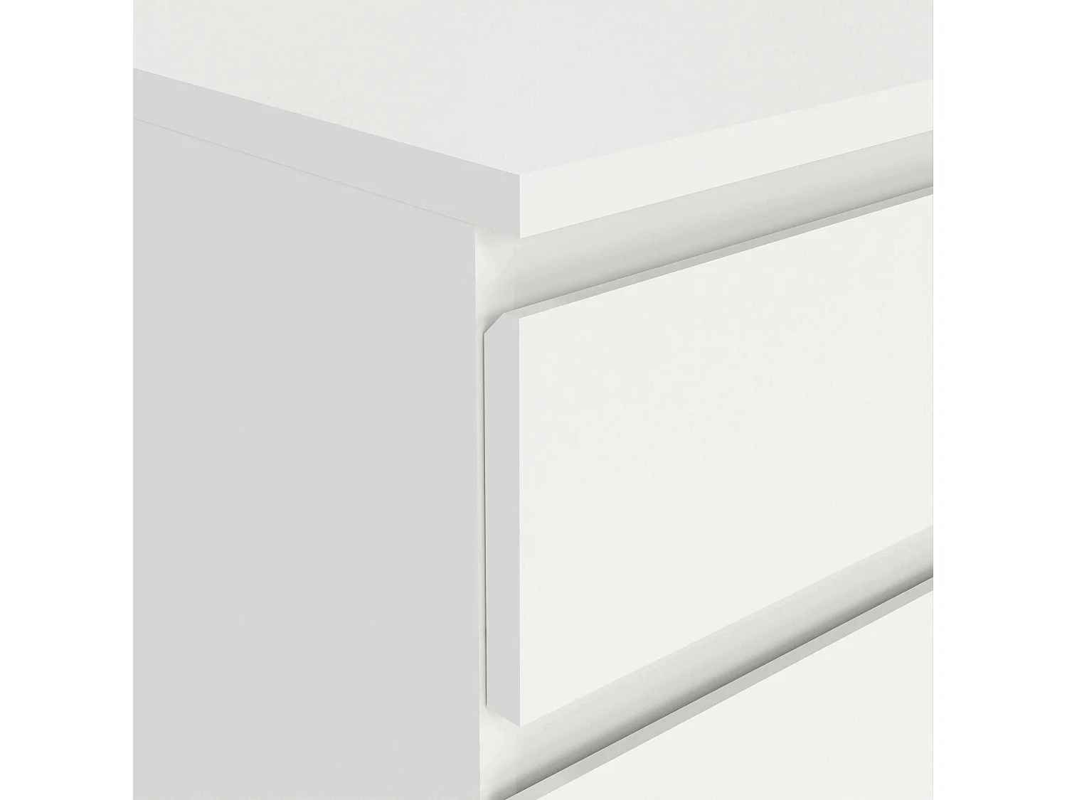 Cassettiera Abelarda, 5 Cassetti, 40x40.2x106.6h cm Bianco