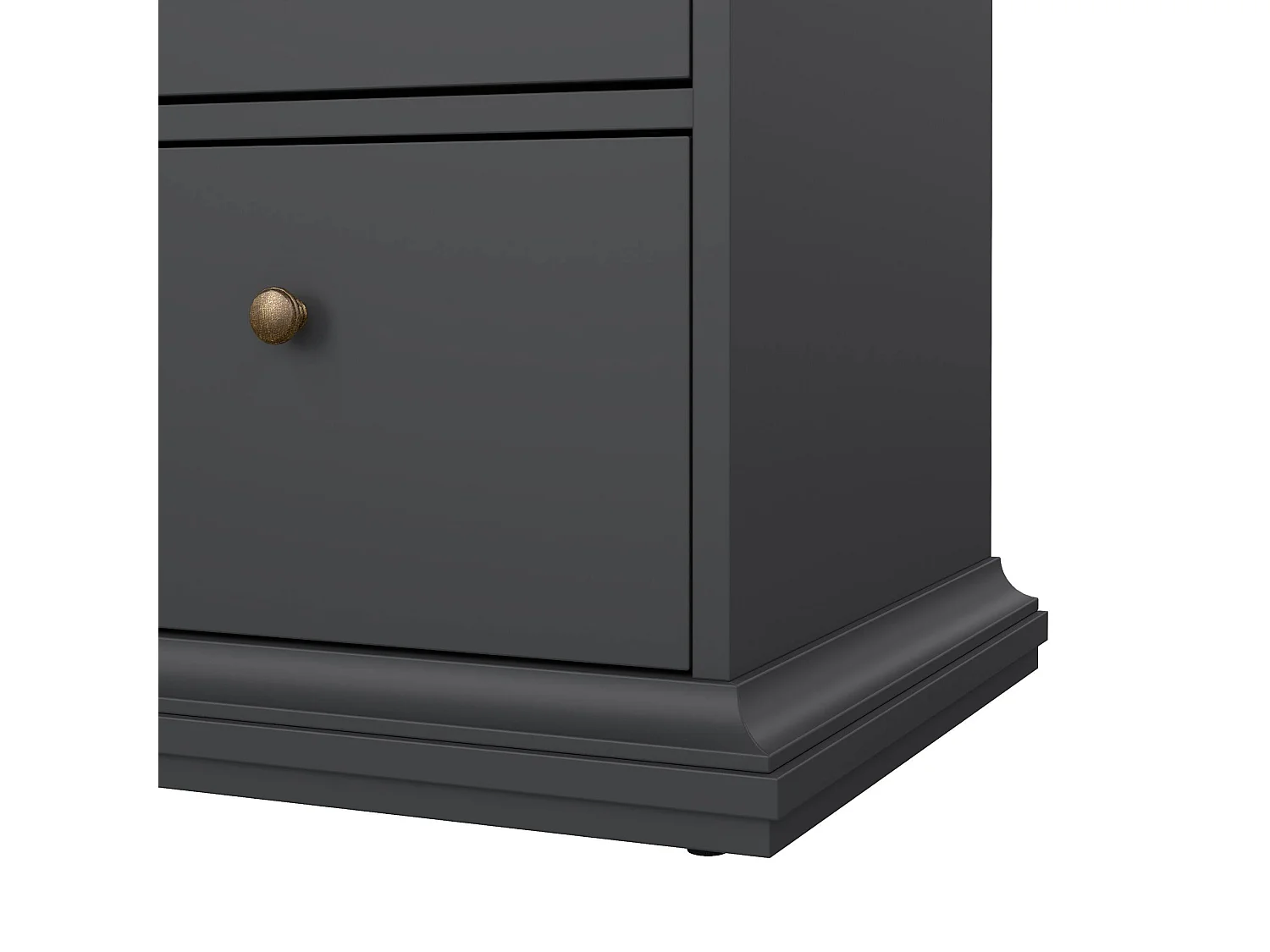 Commode Drinaud, Commode polyvalente, Commode de chambre, Meuble avec tiroirs, 183x49 h87 cm, Gris