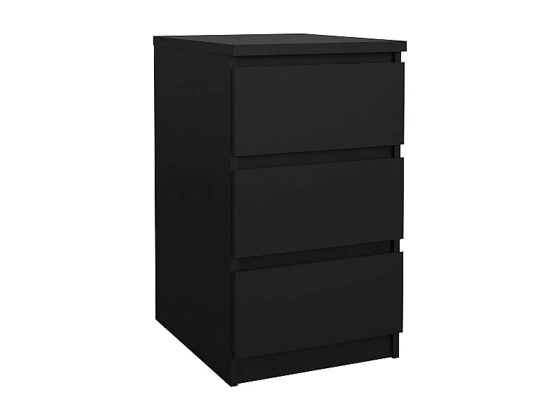 Dmora - Cassettiera Accudino, 50x40 h70 cm, Nero