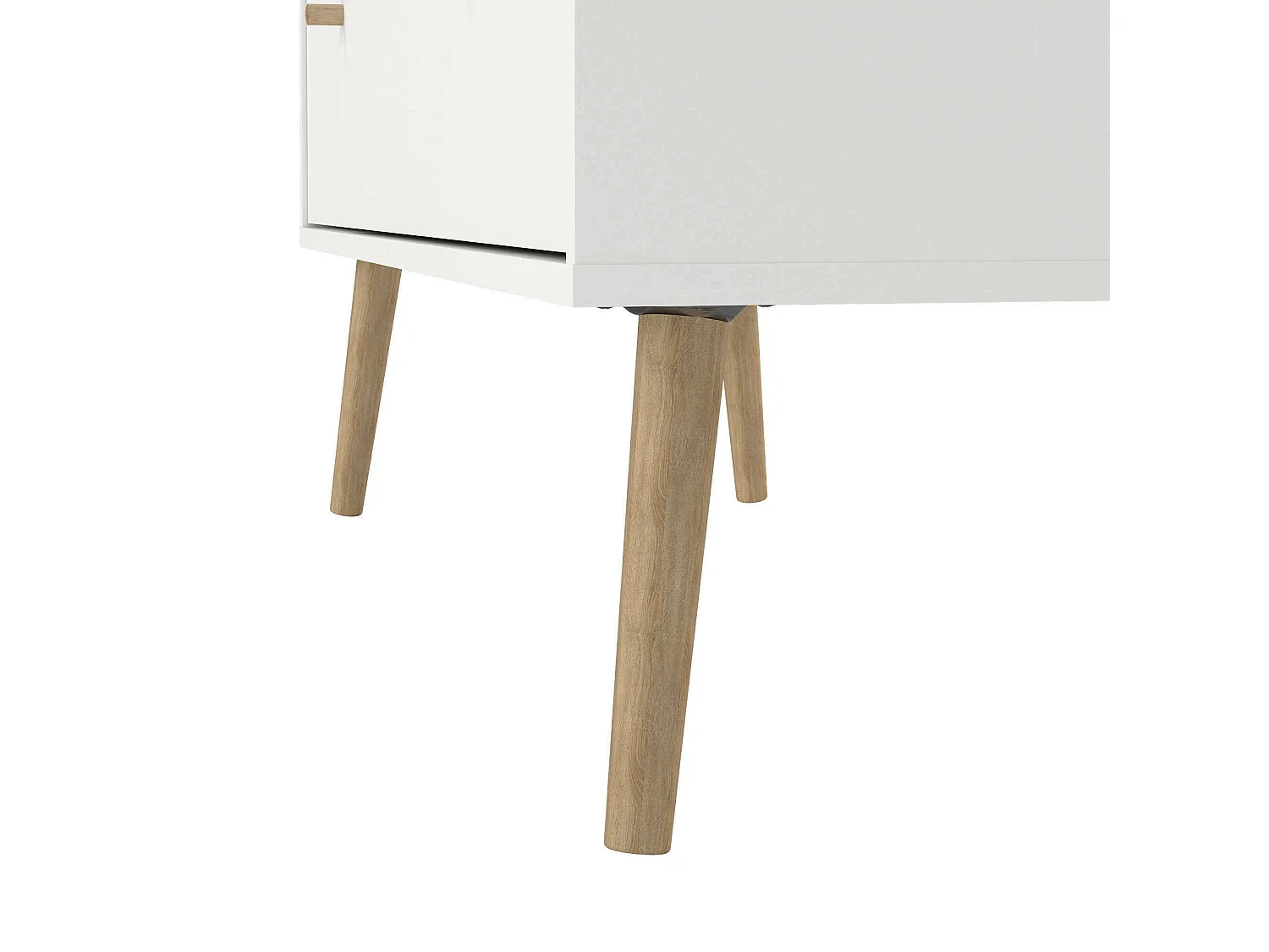 Cassettiera Pelagie, 4 Cassetti, 39.1x98.7x81.7h cm Bianco