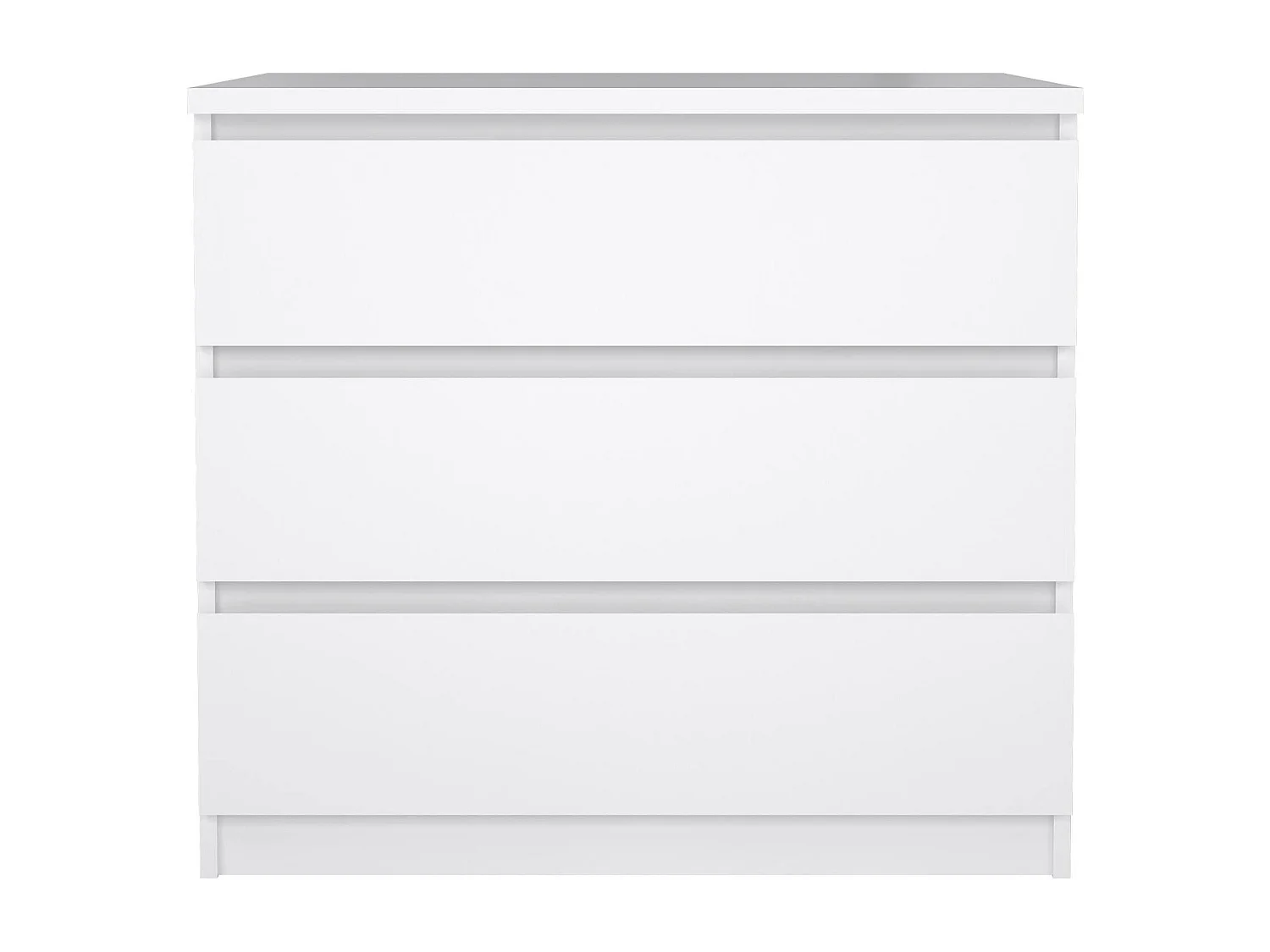 Drocc ladekast, Multifunctionele ladekast, Slaapkamer ladekast, Kast met lades, 77x50 h68 cm, Wit