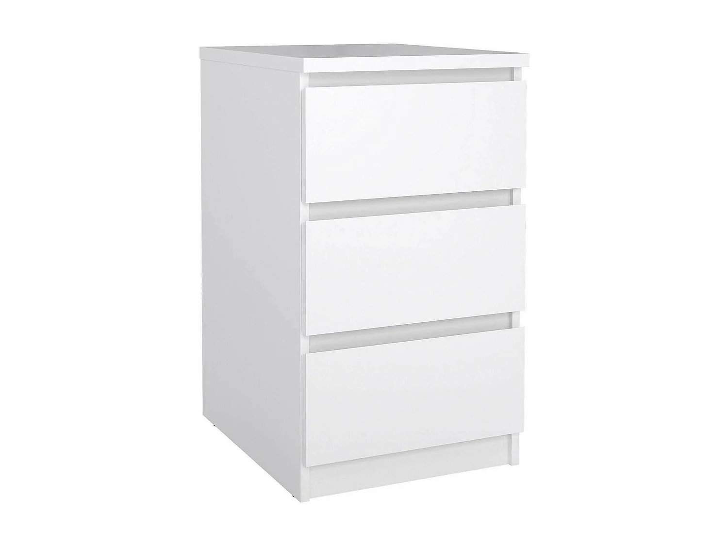 Cajonera Drepett, Cómoda multiusos, Cómoda de dormitorio, Gabinete con cajones, 50x40 h70 cm, Blanco