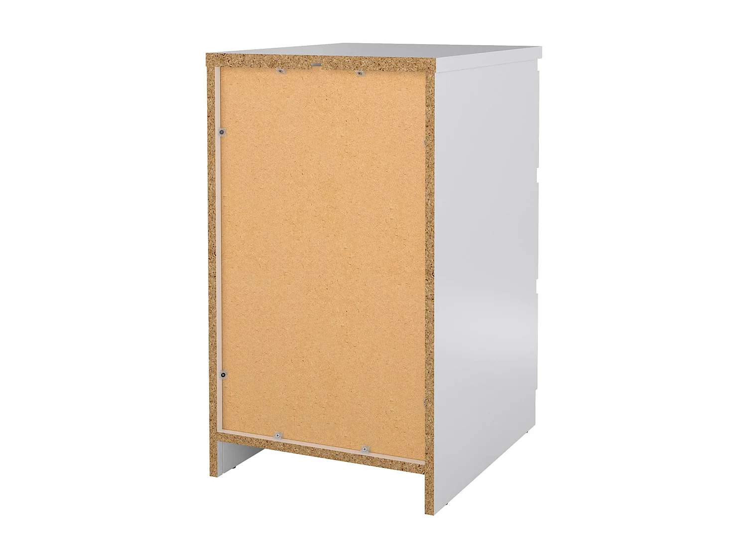 Cajonera Drepett, Cómoda multiusos, Cómoda de dormitorio, Gabinete con cajones, 50x40 h70 cm, Blanco