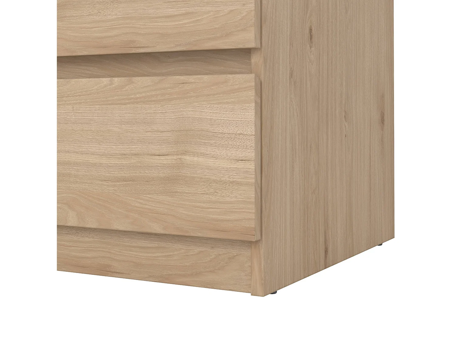 Drocc ladekast, Multifunctionele ladekast, Slaapkamer ladekast, Kast met lades, 77x50 h68 cm, Eiken