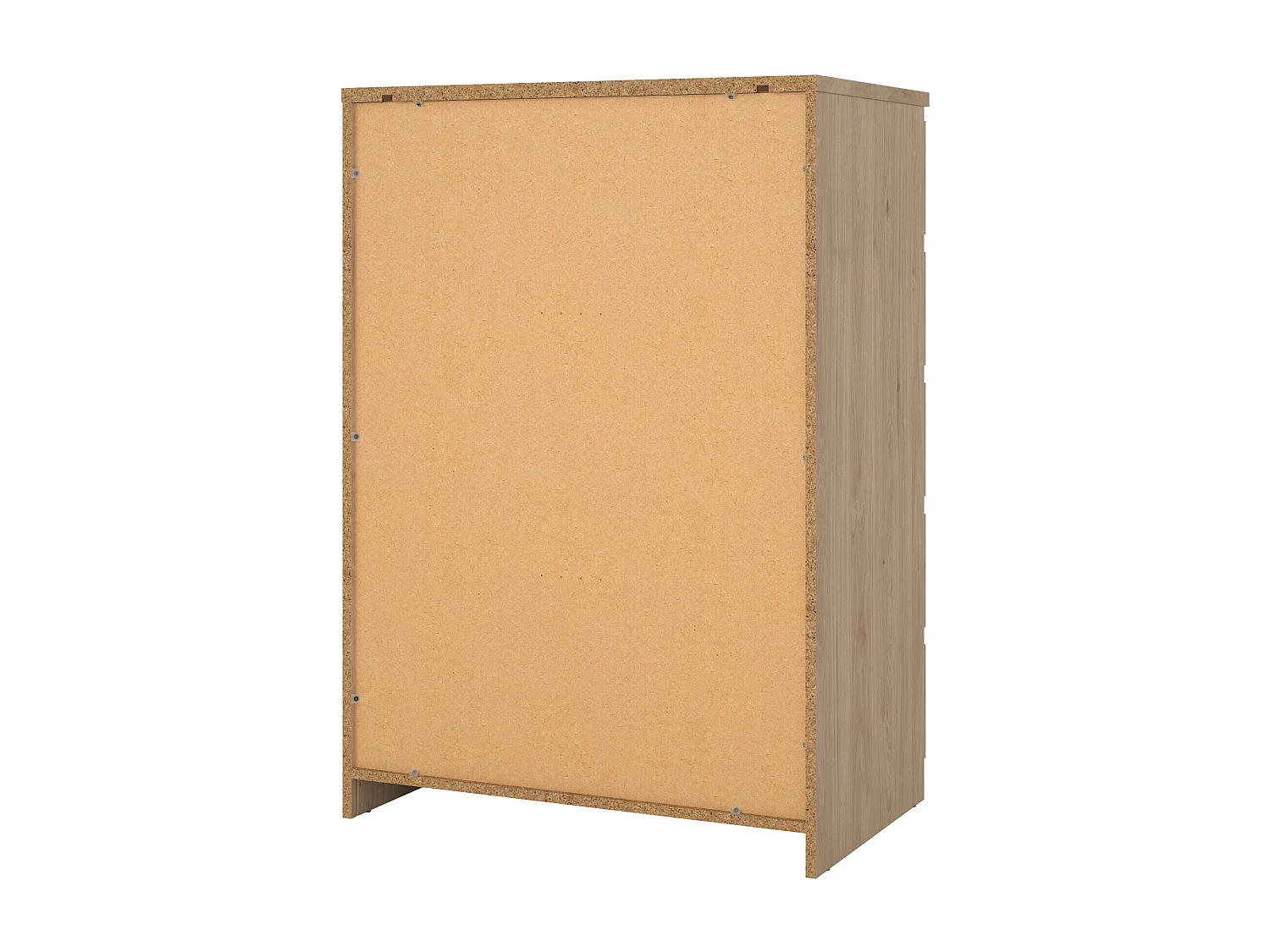 Kommode Drivalt, Mehrzweckkommode, Schlafzimmerkommode, Schrank mit Schubladen, 77x50 h111 cm, Eiche