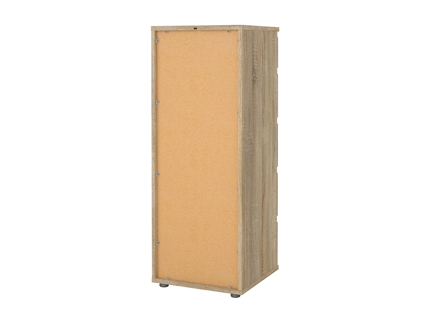 Driber ladekast, Multifunctionele ladekast, Slaapkamerdressoir, Kast met laden, 40x40 h107 cm, Eiken