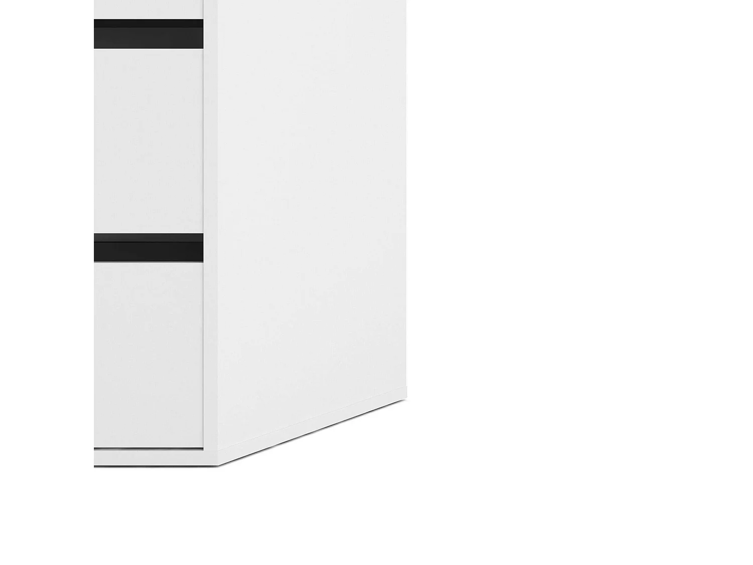 Drobac ladekast, Multifunctionele ladekast, Slaapkamerladekast, Kast met lades, 51x40 h70 cm, Wit