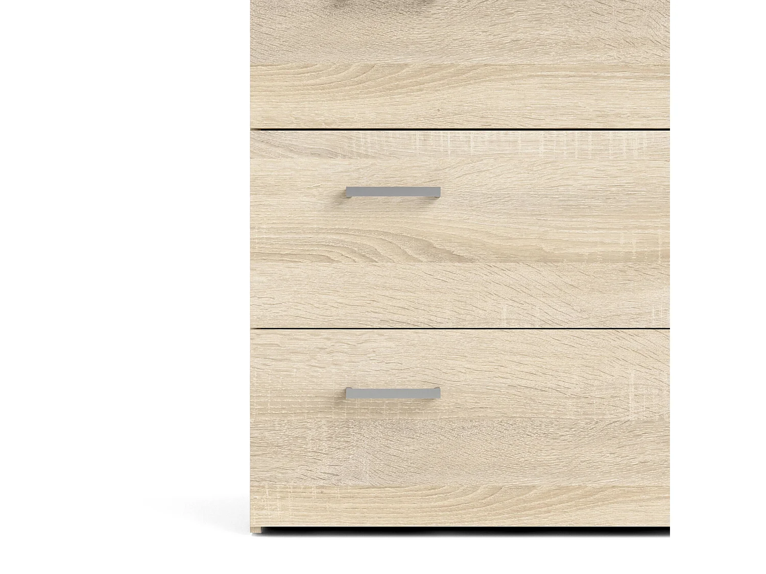 Cómoda Drenaul, Cómoda multiusos, Cómoda de quarto, Armário com gavetas, 74x36 h70 cm, Carvalho