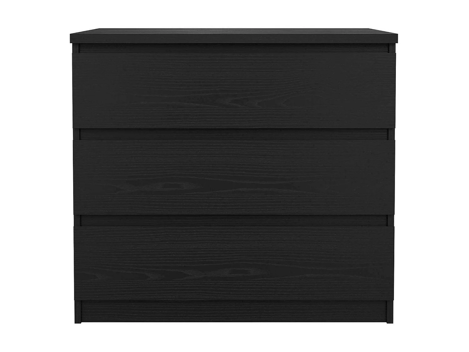 Drocc ladekast, Multifunctionele ladekast, Slaapkamerdressoir, Kast met laden, 77x50 h68 cm, Zwart