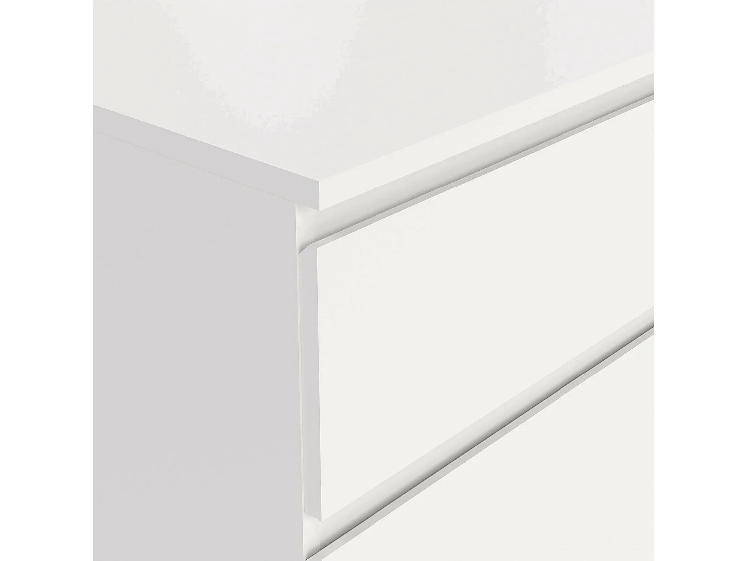 Cómoda Drivier, Cómoda multiusos, Cómoda de quarto, Armário com gavetas, 153x50 h84 cm, Branco