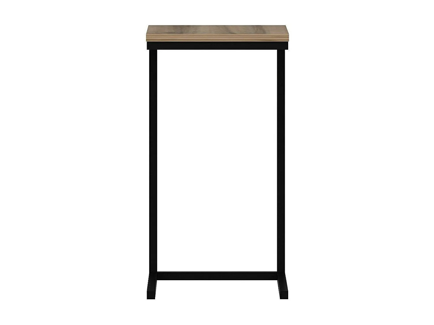 Table basse Dmarchionn, Table basse, Porte-revues pour canapé, Etagère de salon, 35x40 h65 cm, Noyer