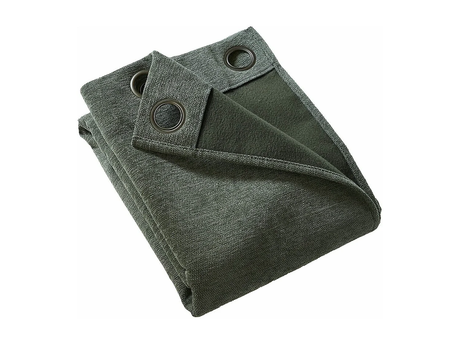 KEYNE - Rideau Thermique Occultant 140 x 180 cm Doublé Polaire Coloris Romarin