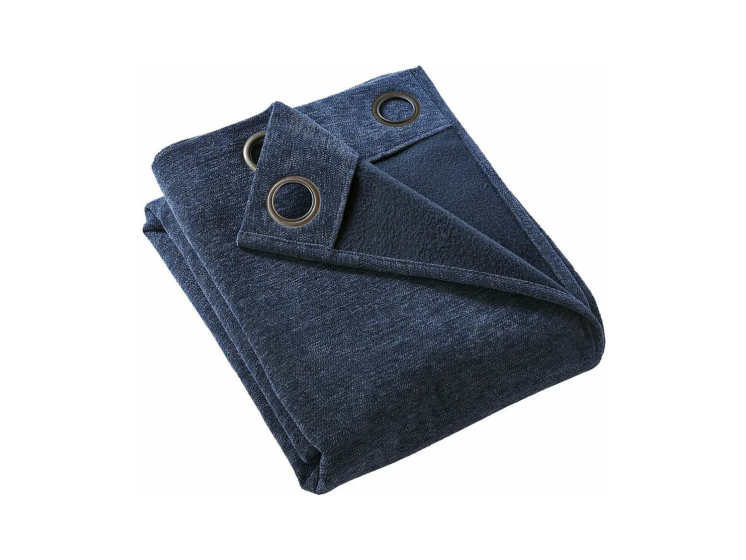 KEYNE - Rideau Thermique Occultant 140 x 180 cm Doublé Polaire Coloris Bleu nuit