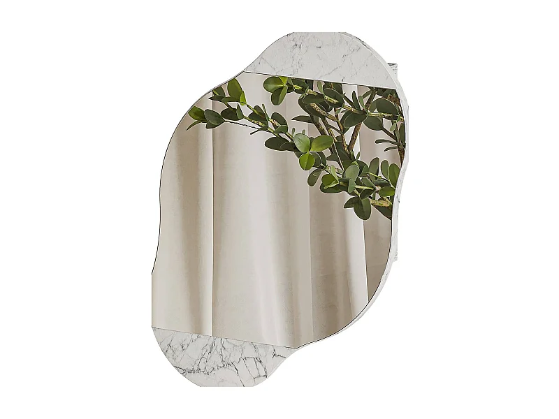 Espelho Dmontevag, Espelho, Artigo para decoração de parede, Decoração com espelho, 60x13 h75 cm, Cinza