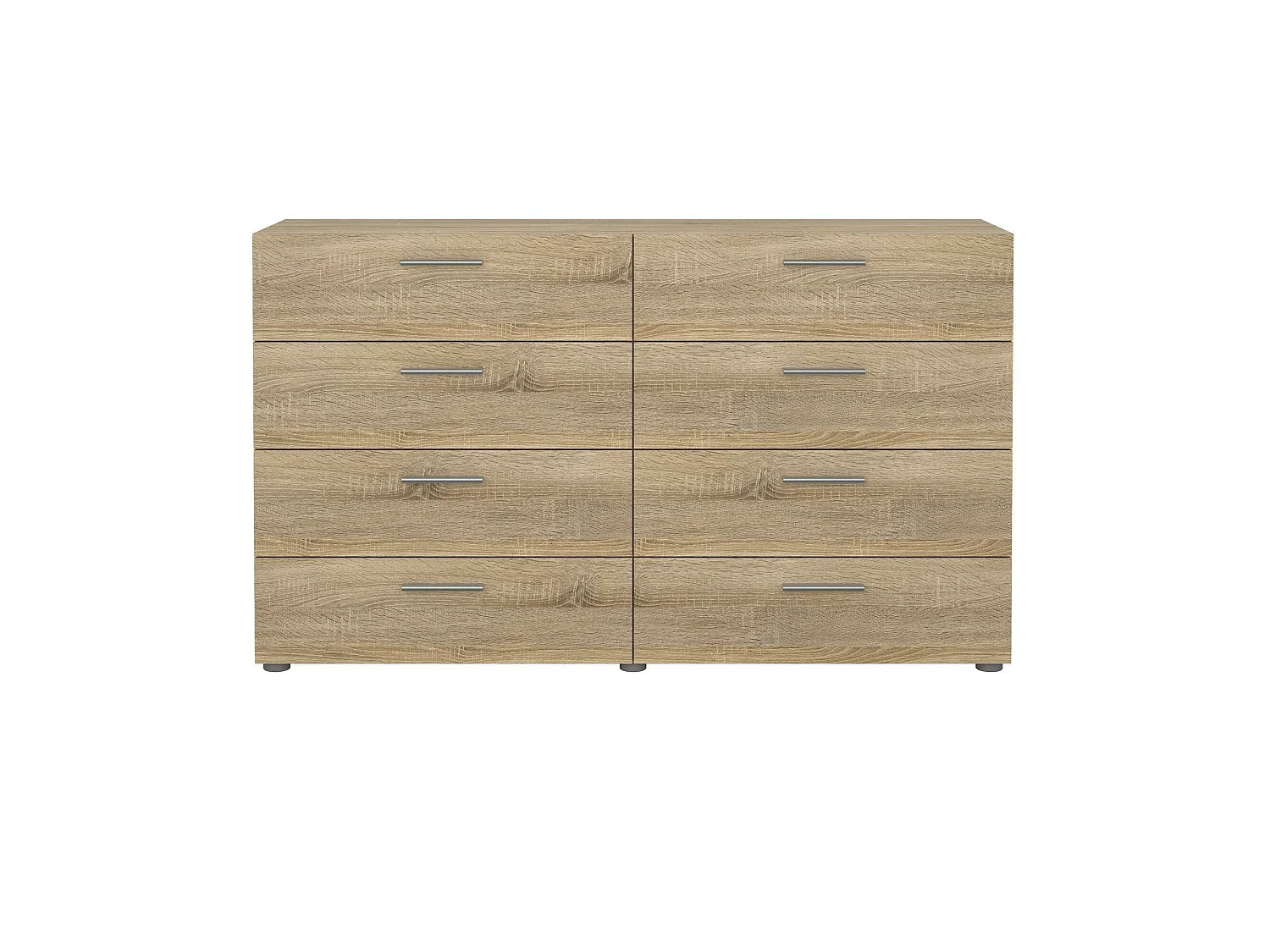 Buffet Dsattol, Buffet du salon, Commode de salon, Garde-manger de cuisine, 140x40 h82 cm, Chêne