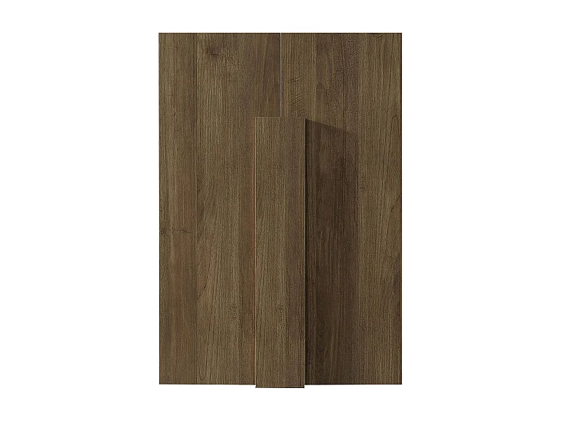 Armoire polyvalente à 2 portes Dlillar, Meubles multifonctionnels, Casier à chaussures, Support à chaussures, Made in Italy, 78x35 h116 cm, Noyer