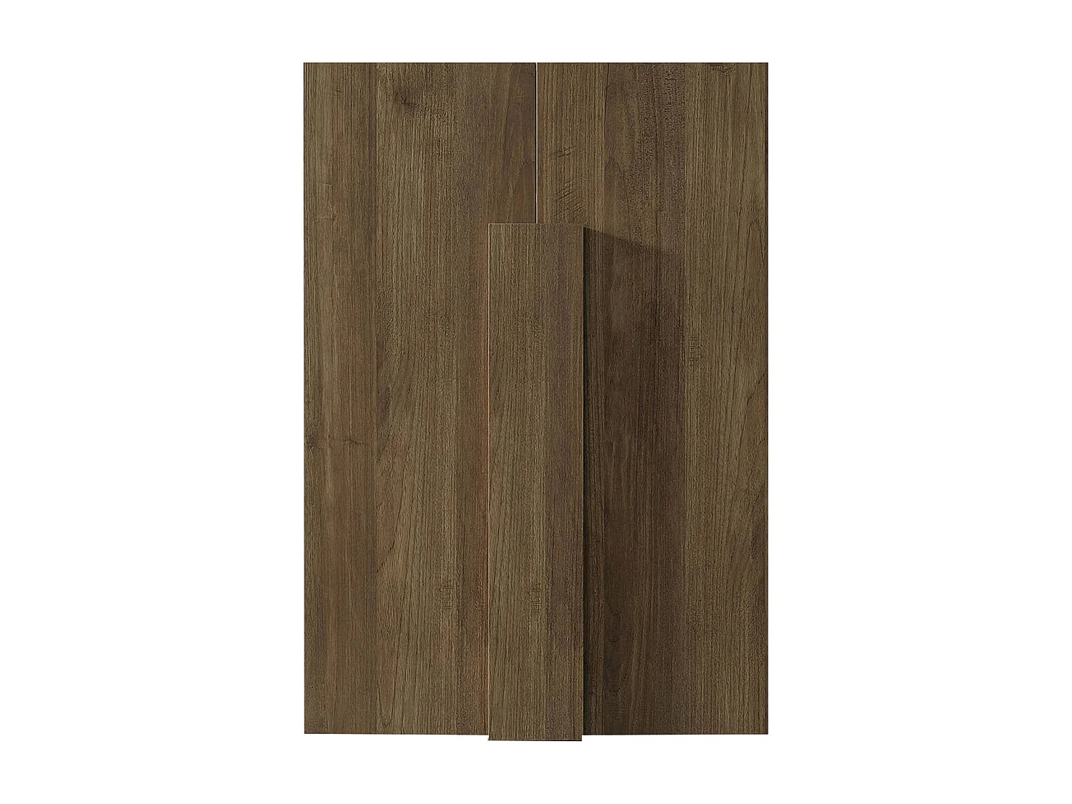 Dlillar multifunctionele kledingkast 2 deuren, Multifunctionele kast, Schoenenkast, Schoenenkast, Made in Italy, 78x35 h116 cm, Walnoot