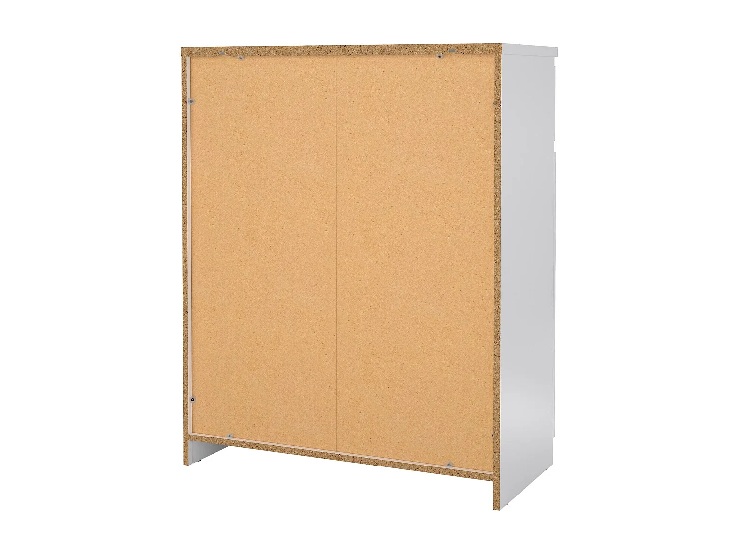 Aparador Dsanturr, Buffet de sala, Aparador de sala, Despensa de cozinha, 80x40 h100 cm, Branco