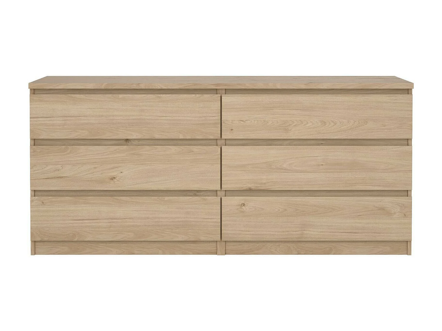 Dmora - Credenza Joyce, 154x50 h68 cm, Rovere