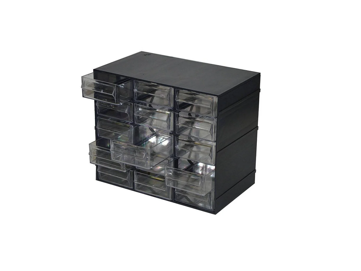 Armoire polyvalente 2 portes Dbaglier, Armoire pour petites pièces, Armoire pour conteneurs à outils, 100% Made in Italy, Anthracite, 23x14h19 cm